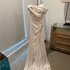 Mac Duggal Icy White Gown